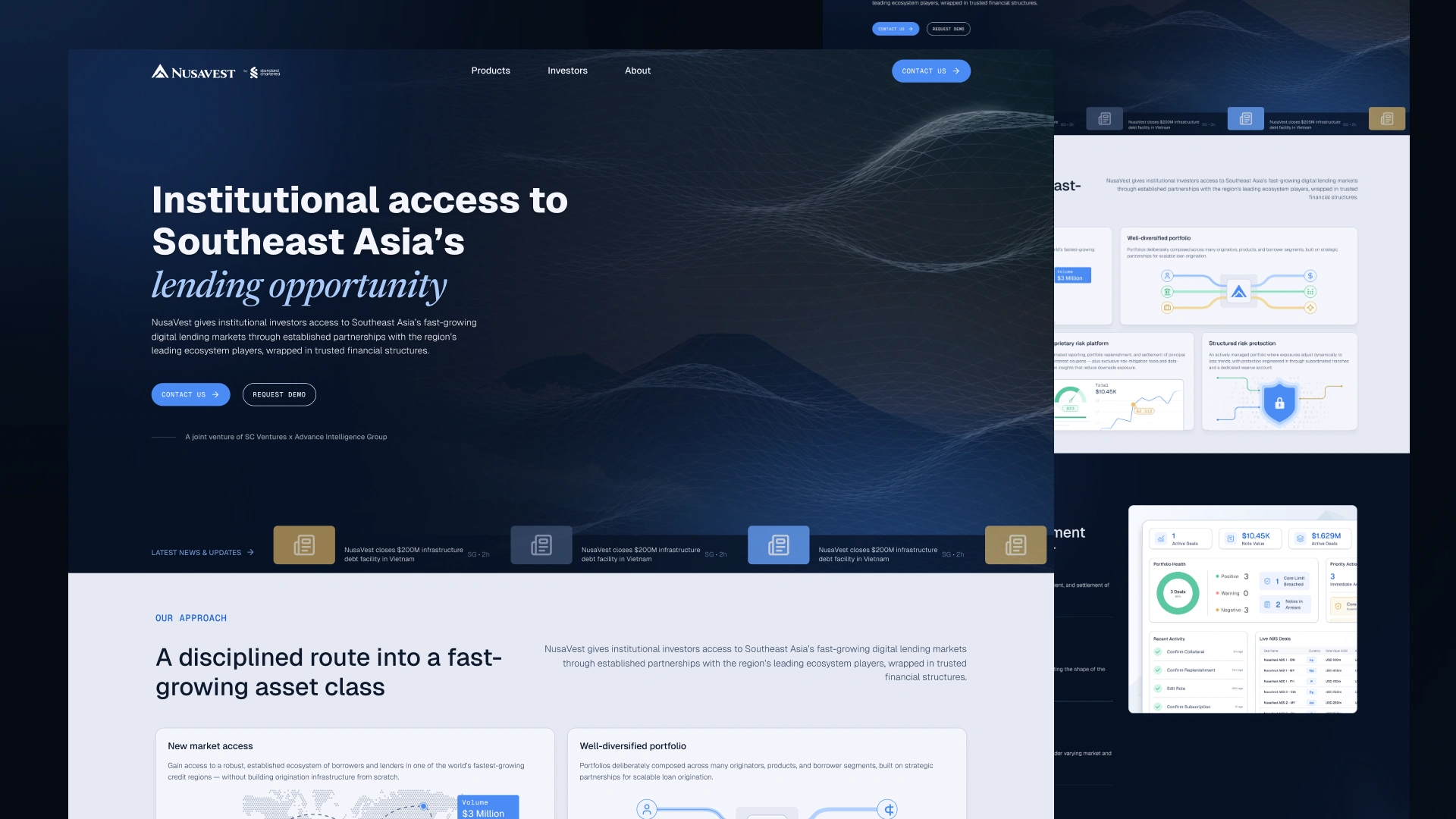 NusaVest : Investment Platform Website