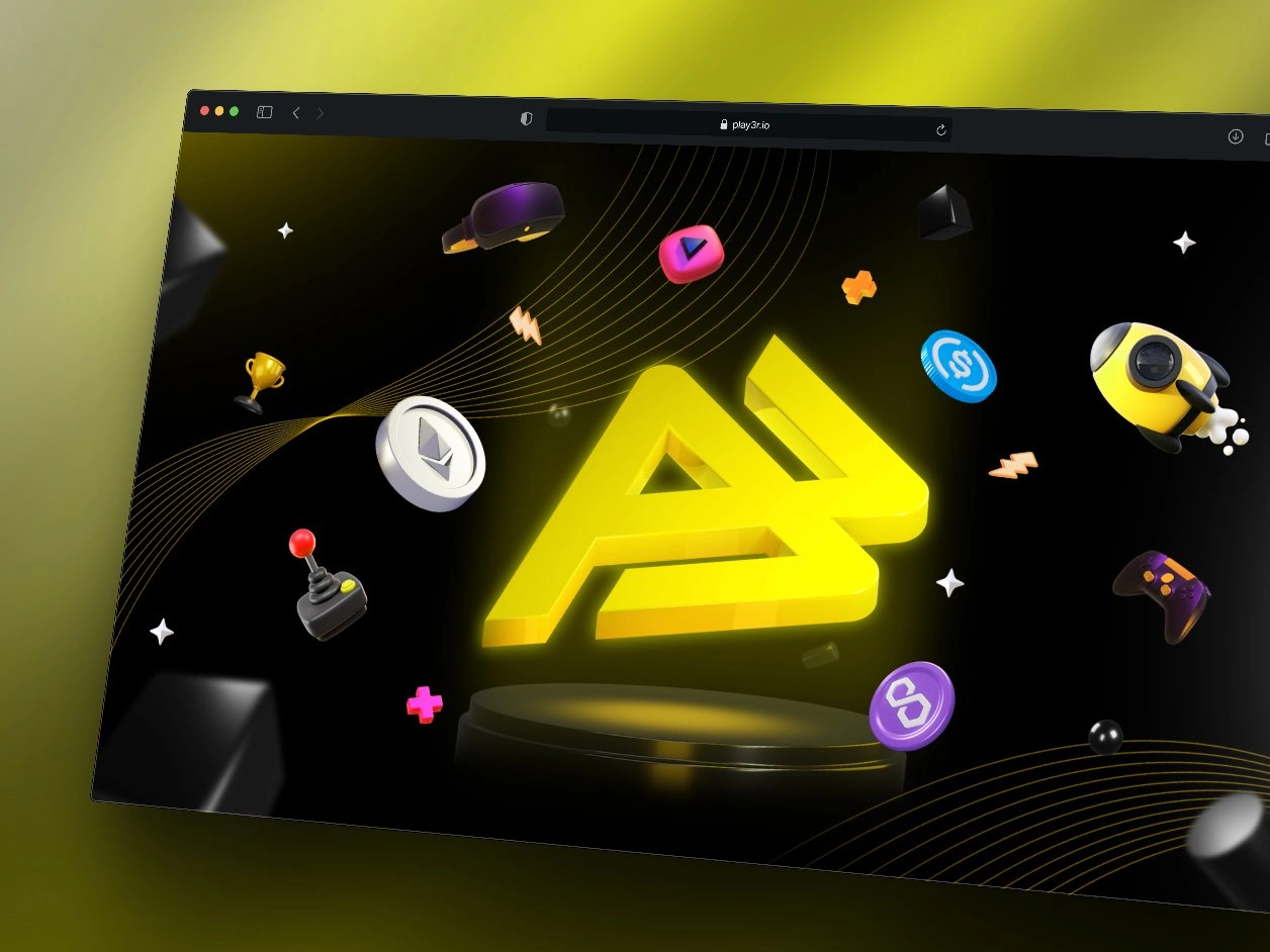 PLAY3R: Marketing website