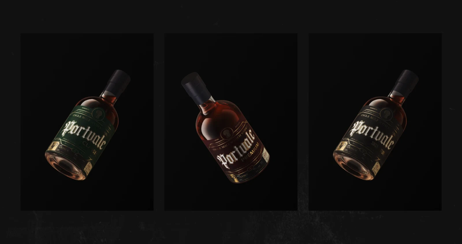 Portvale: 3D bottle renders