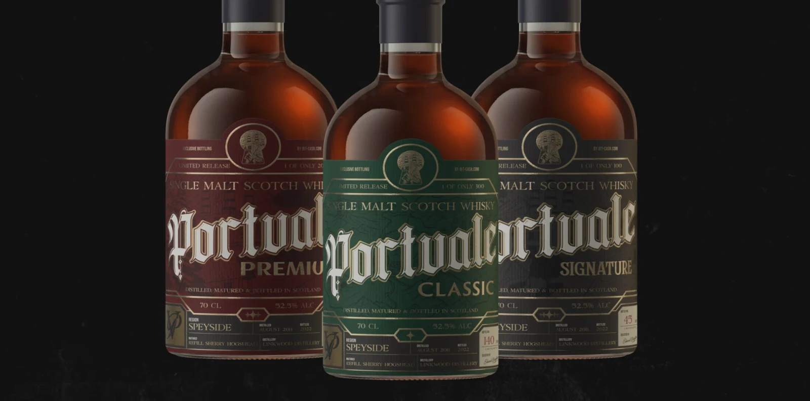 Portvale: Premium, Classic and Signature labels