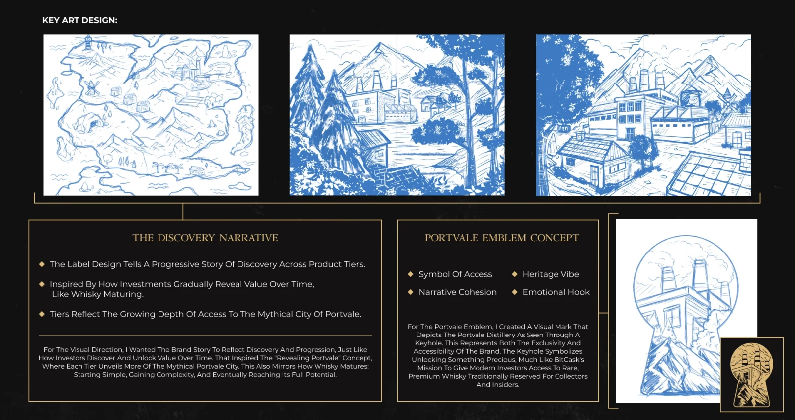 Portvale: Map, region and city illustrations