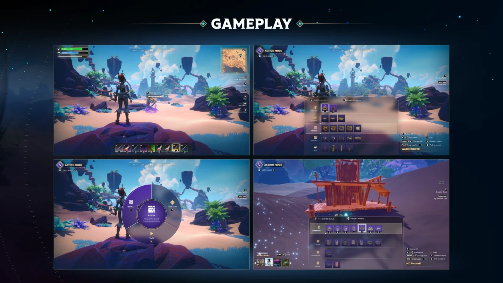 Seedworld: Gameplay interface