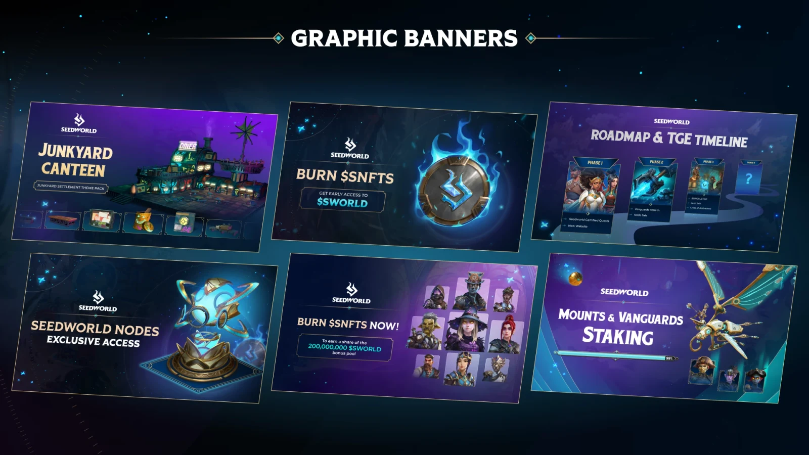 Seedworld: Campaign banners