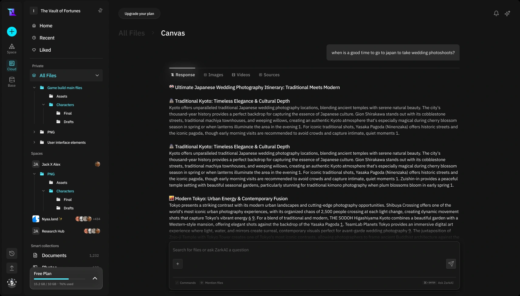 AI search : written response